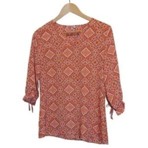 Max Cocos Orange Blouse